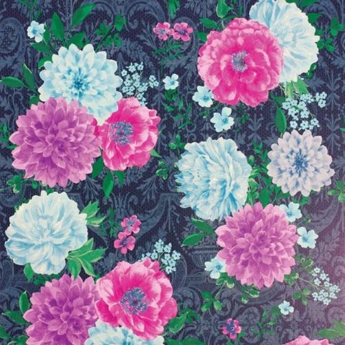 Duchess Garden Ink-Pink-Magenta-Turquois